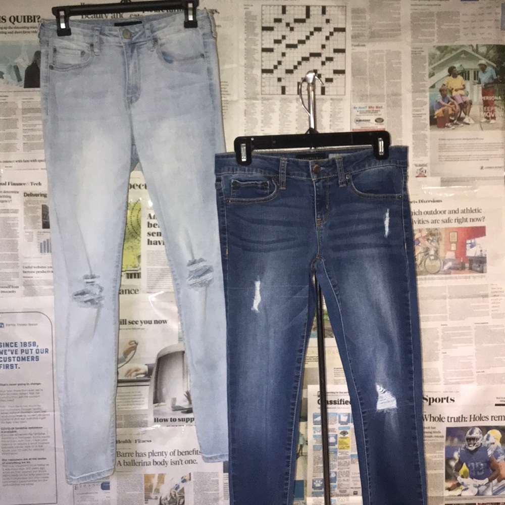 Aeropostale Skinny Jeans, Regular & High Waisted